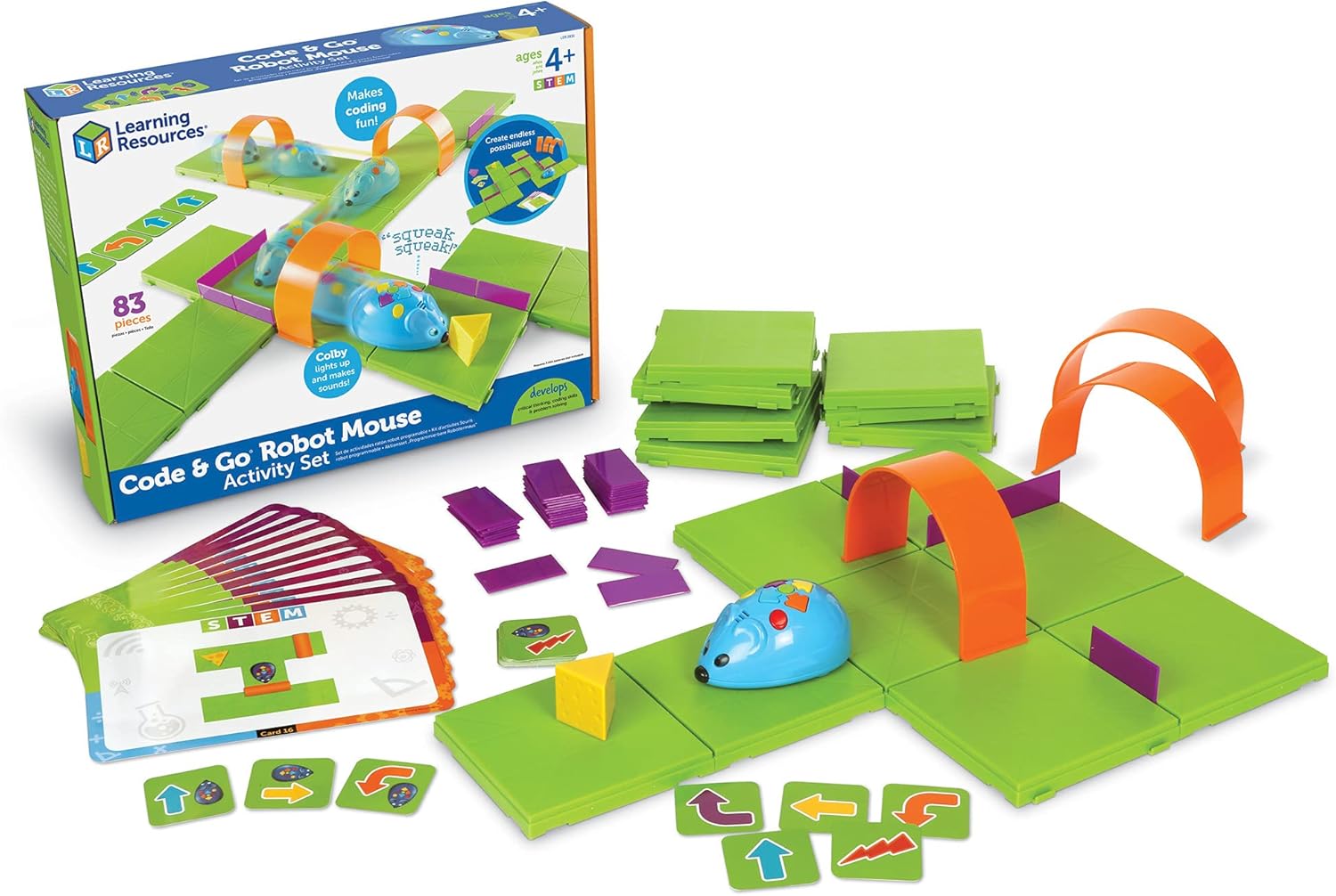 Code & Go Robot Mouse: Ensinar Programação a Crianças dos 4 aos 9 Anos (Sem Ecrã)