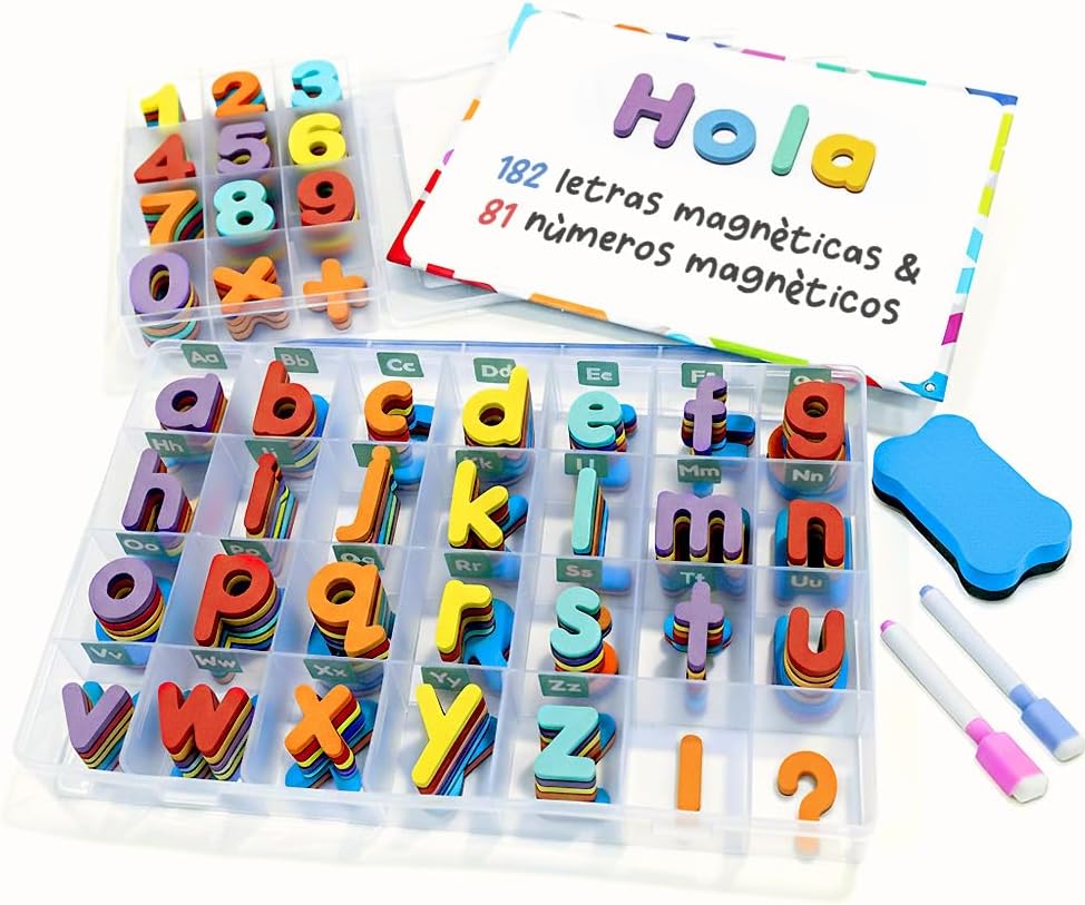 Letras e Números Magnéticos Smart Panda: O Kit Mais Completo para Aprender a Ler e Escrever