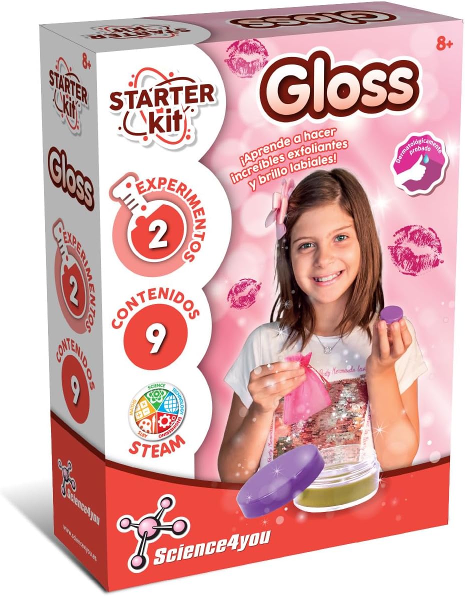 Science4you Kit de Brilho Labial: Ciência, Criatividade e STEAM para o 3.º e 4.º Ano