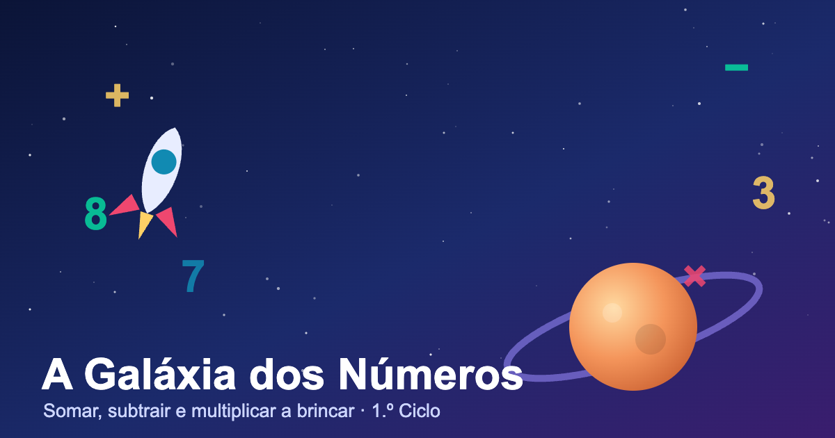 A Galáxia dos Números: o jogo de tabuleiro que transforma o cálculo numa aventura espacial