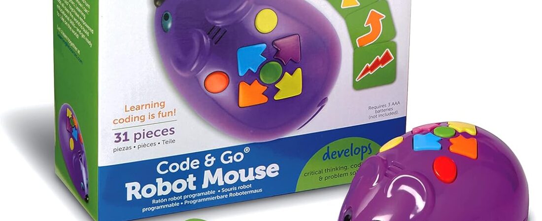 Rato Robô Code & Go da Learning Resources: programar sem ecrã dos 4 aos 8 anos