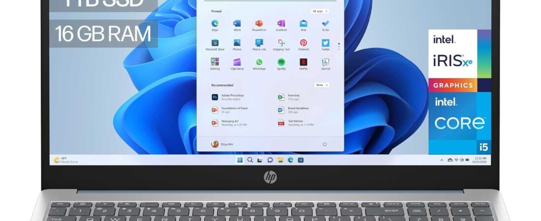 HP 15-fd0377ns: portátil de 15,6″ com i5, 16 GB e 1 TB para trabalho e estudo