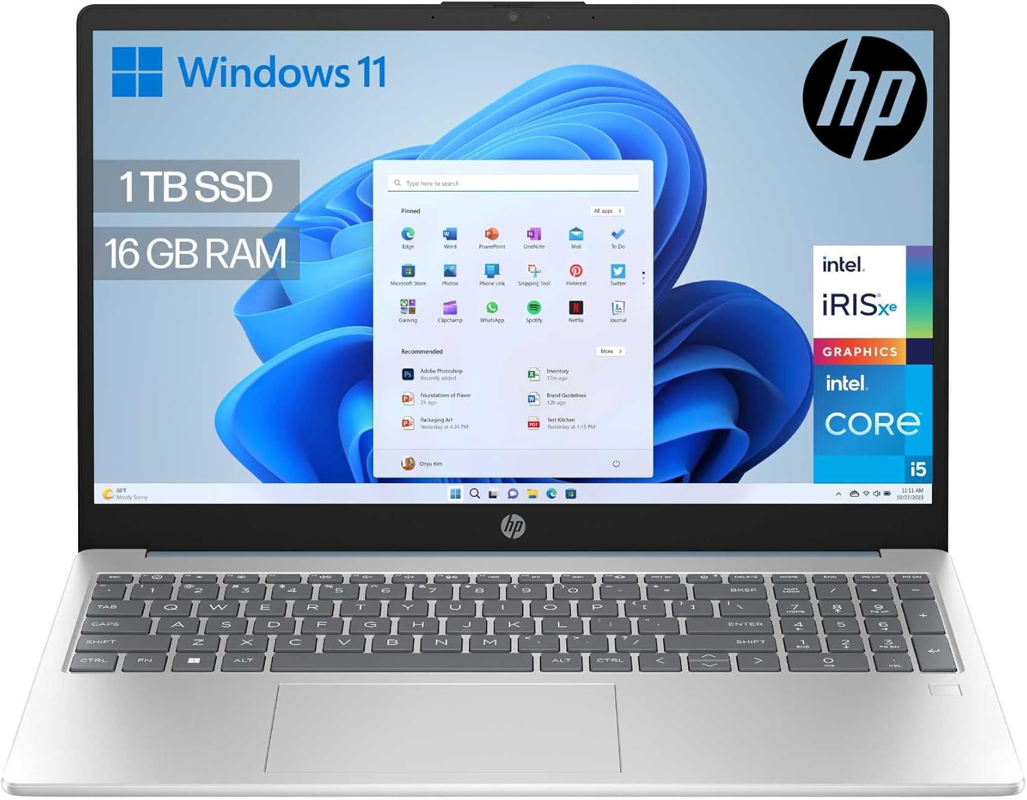 HP 15-fd0377ns: portátil de 15,6″ com i5, 16 GB e 1 TB para trabalho e estudo